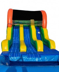 double20trouble20inflatable20water20slide20rental20tulsa20o 3 12ft Double Trouble Dual Lane Water Slide